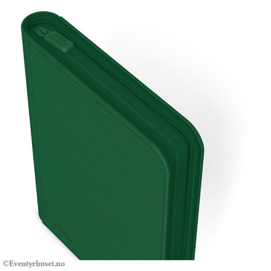 Ultimate Guard Zipfolio 160 8-Pocket Xenoskin - Green Storage & Protection