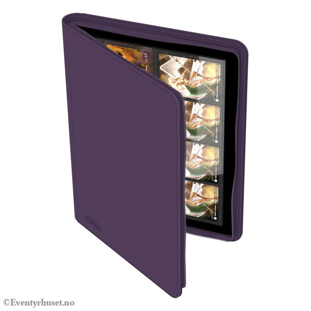 Ultimate Guard Zipfolio 320 16-Pocket Xenoskin - Purple Storage & Protection