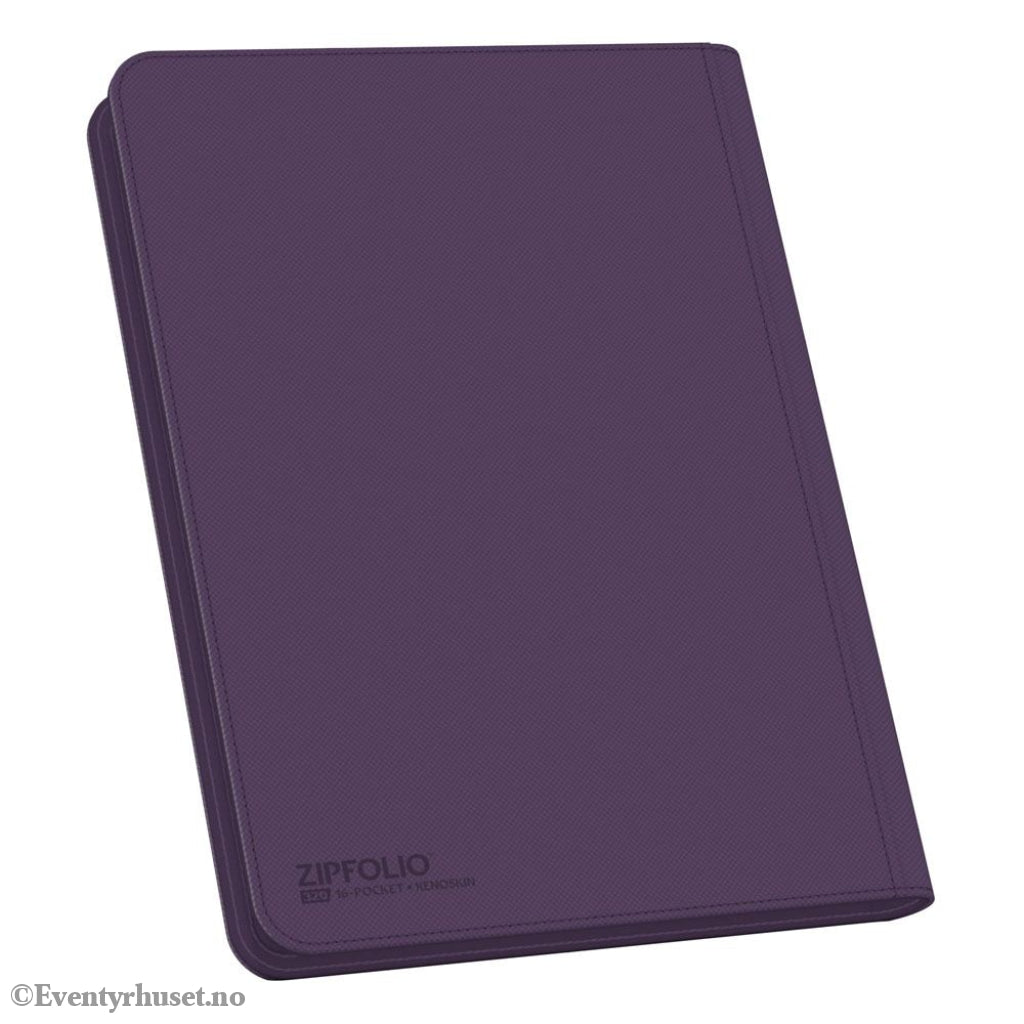 Ultimate Guard Zipfolio 320 16-Pocket Xenoskin - Purple Storage & Protection