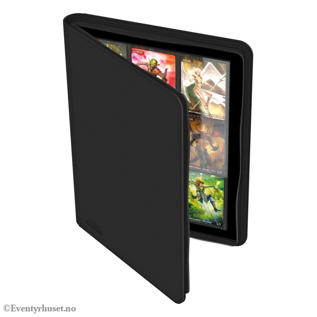 Ultimate Guard Zipfolio 360 18-Pocket Xenoskin - Black Storage & Protection