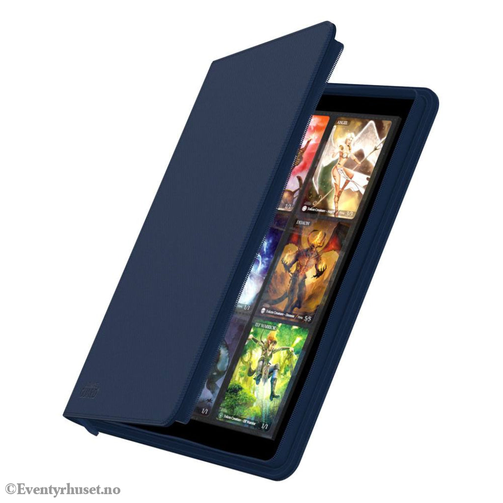 Ultimate Guard Zipfolio 360 18-Pocket Xenoskin - Blue Storage & Protection