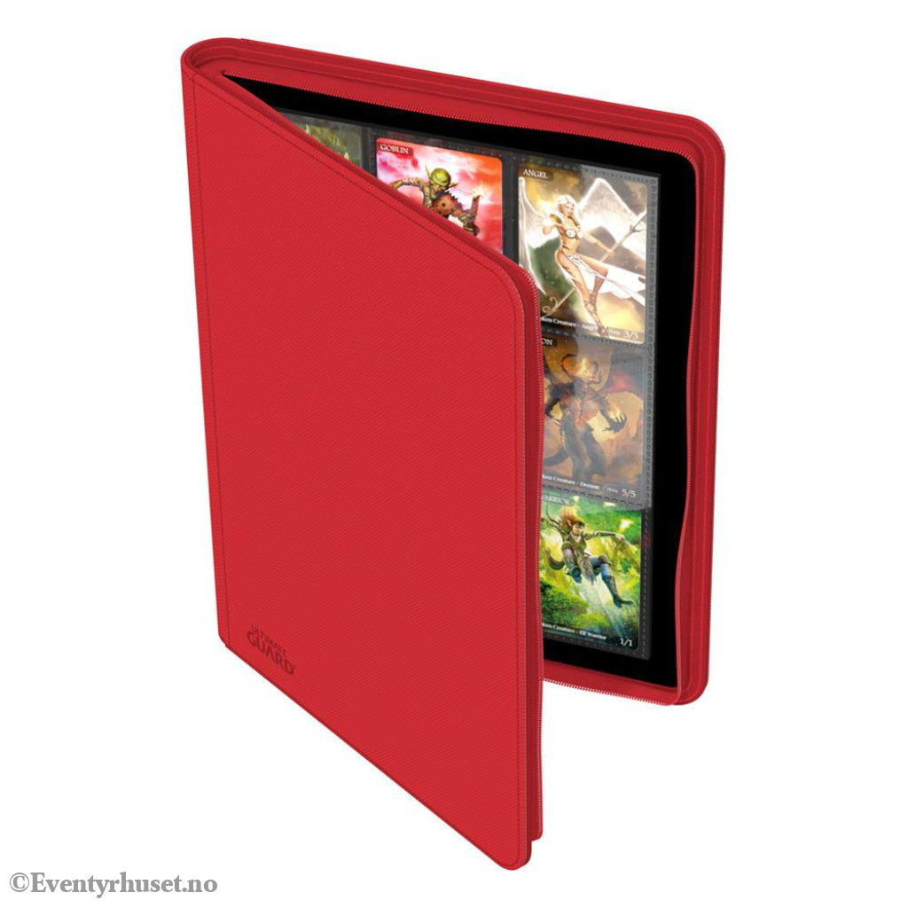 Ultimate Guard Zipfolio 360 18-Pocket Xenoskin - Red Storage & Protection