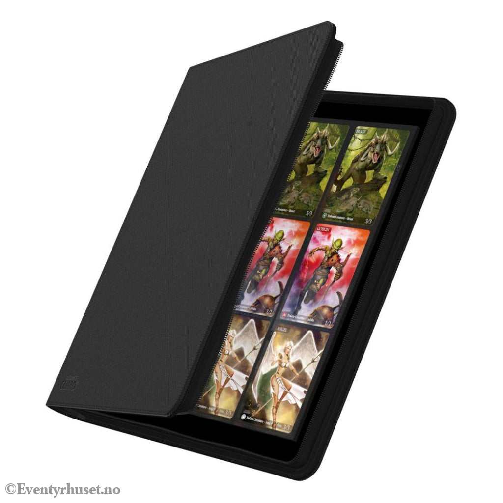 Ultimate Guard Zipfolio 480 24-Pocket Xenoskin - Black Storage & Protection