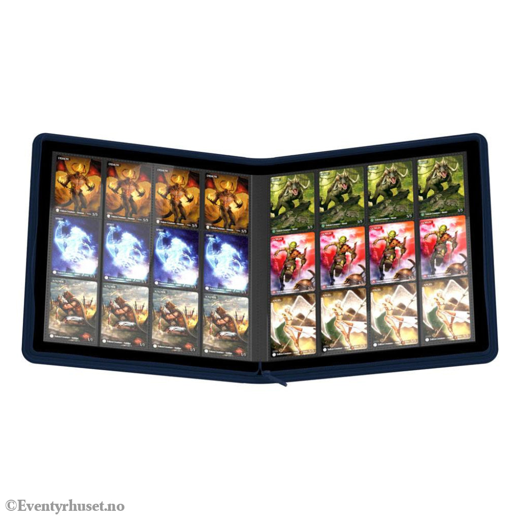 Ultimate Guard Zipfolio 480 24-Pocket Xenoskin - Blue Storage & Protection