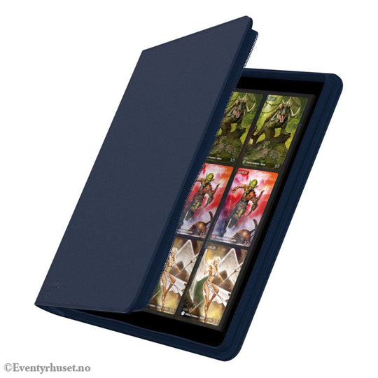 Ultimate Guard Zipfolio 480 24-Pocket Xenoskin - Blue Storage & Protection