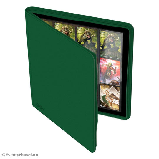 Ultimate Guard Zipfolio 480 24-Pocket Xenoskin - Green Storage & Protection