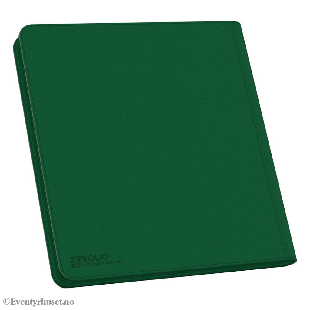 Ultimate Guard Zipfolio 480 24-Pocket Xenoskin - Green Storage & Protection