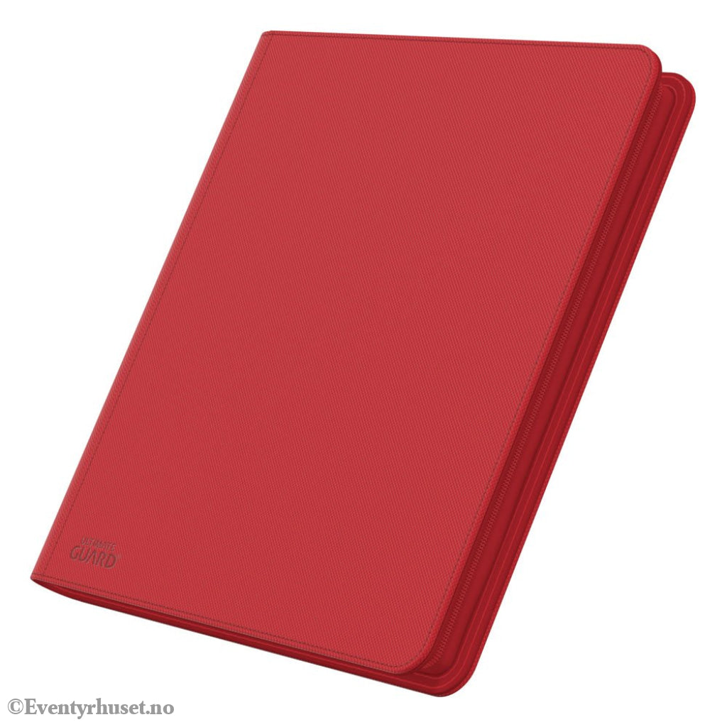 Ultimate Guard Zipfolio 480 24-Pocket Xenoskin - Red Storage & Protection