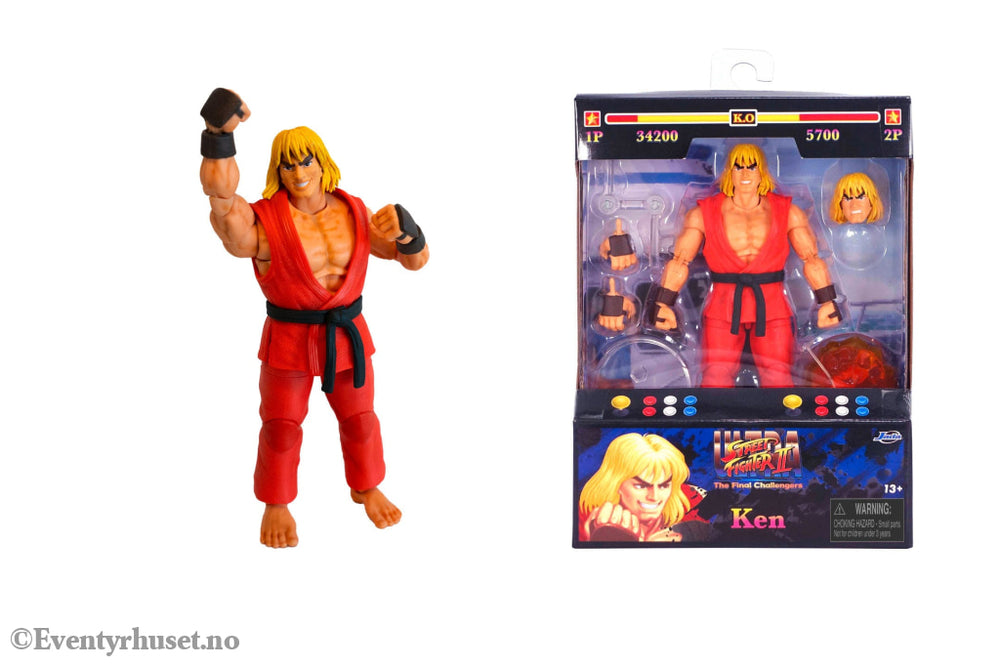 Ultra Street Fighter II: The Final Challengers Action Figure 1/12 Ken 15 cm. Mint In Sealed Box (MISB)! Actionfigur