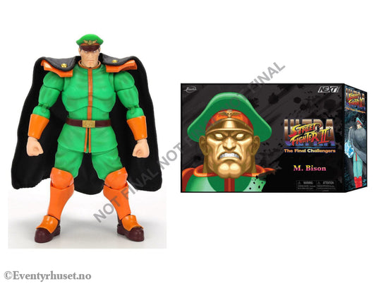 Ultra Street Fighter II: The Final Challengers Action Figure 1/12 M. Bison Deluxe 15 cm. Mint In Sealed Box (MISB)!