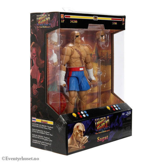 Ultra Street Fighter II: The Final Challengers Action Figure 1/12 Sagat 19 cm Toys