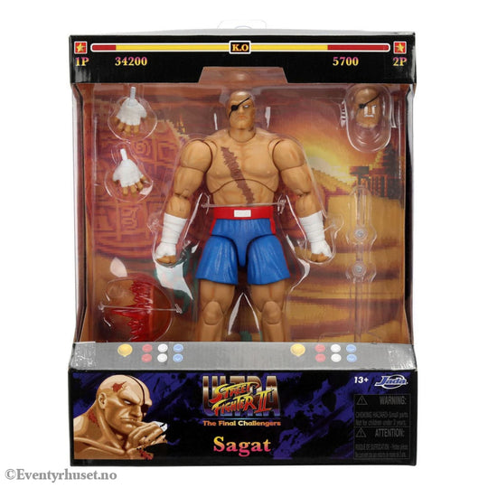 Ultra Street Fighter II: The Final Challengers Action Figure 1/12 Sagat 19 cm Toys
