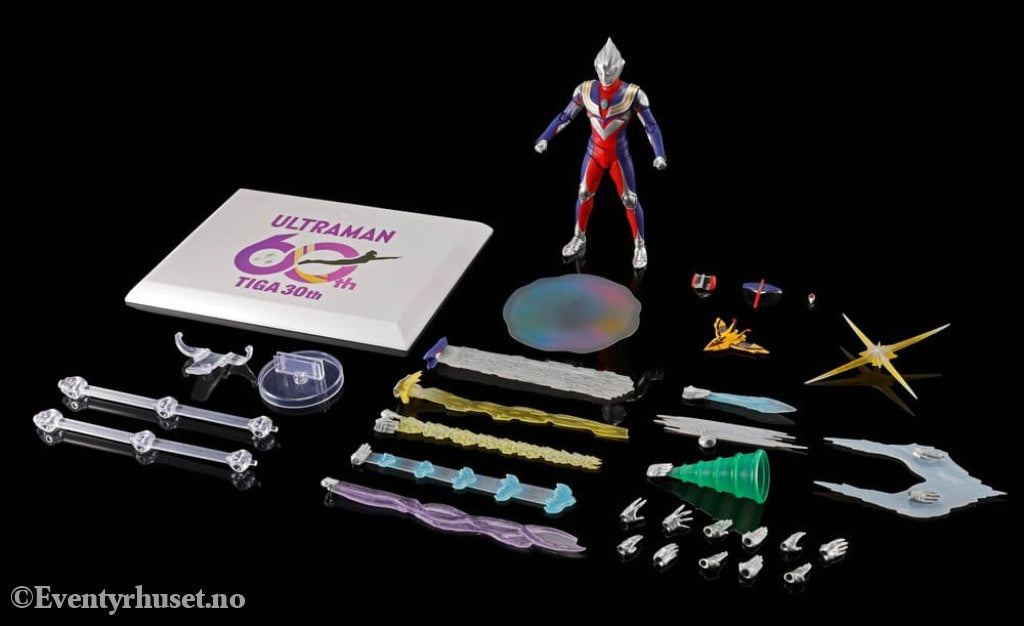 Ultraman Series S.H.Figuarts Shinkocchou Seihou Action Figure Ultraman Tiga Multi Type 30th Anniversary Edition 15 cm