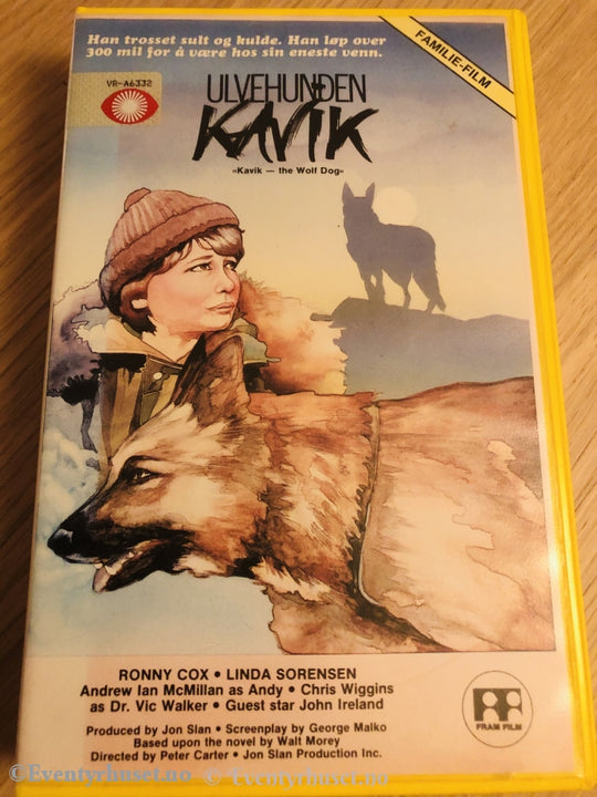Ulvehunden Kvik. 1980. Vhs Big Box.