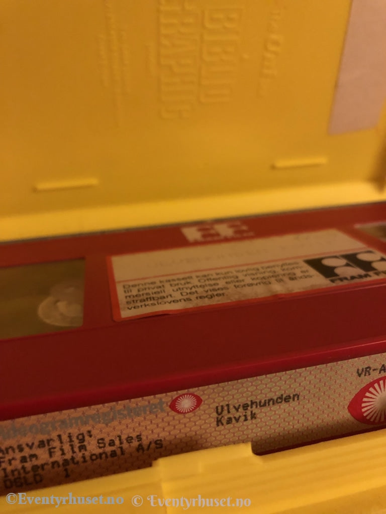 Ulvehunden Kvik. 1980. Vhs Big Box.