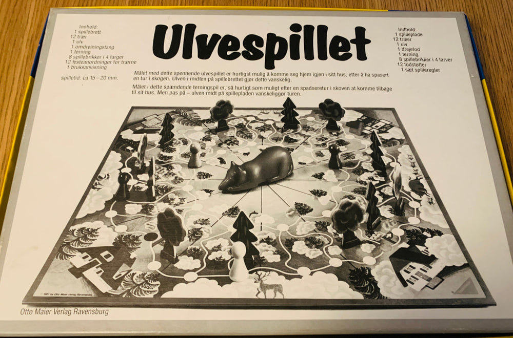Ulvespillet. Brettspill. Brettspill