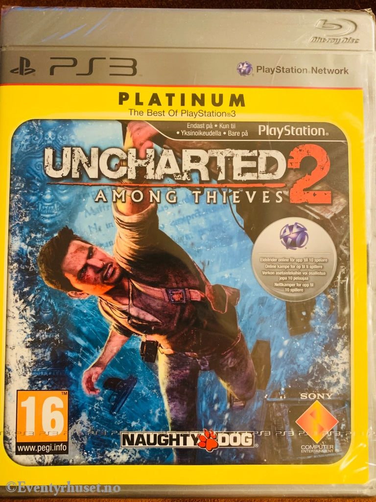 Uncharted 2 - Among Thieves (Platinum). Ps3. Ny I Plast! Ps3
