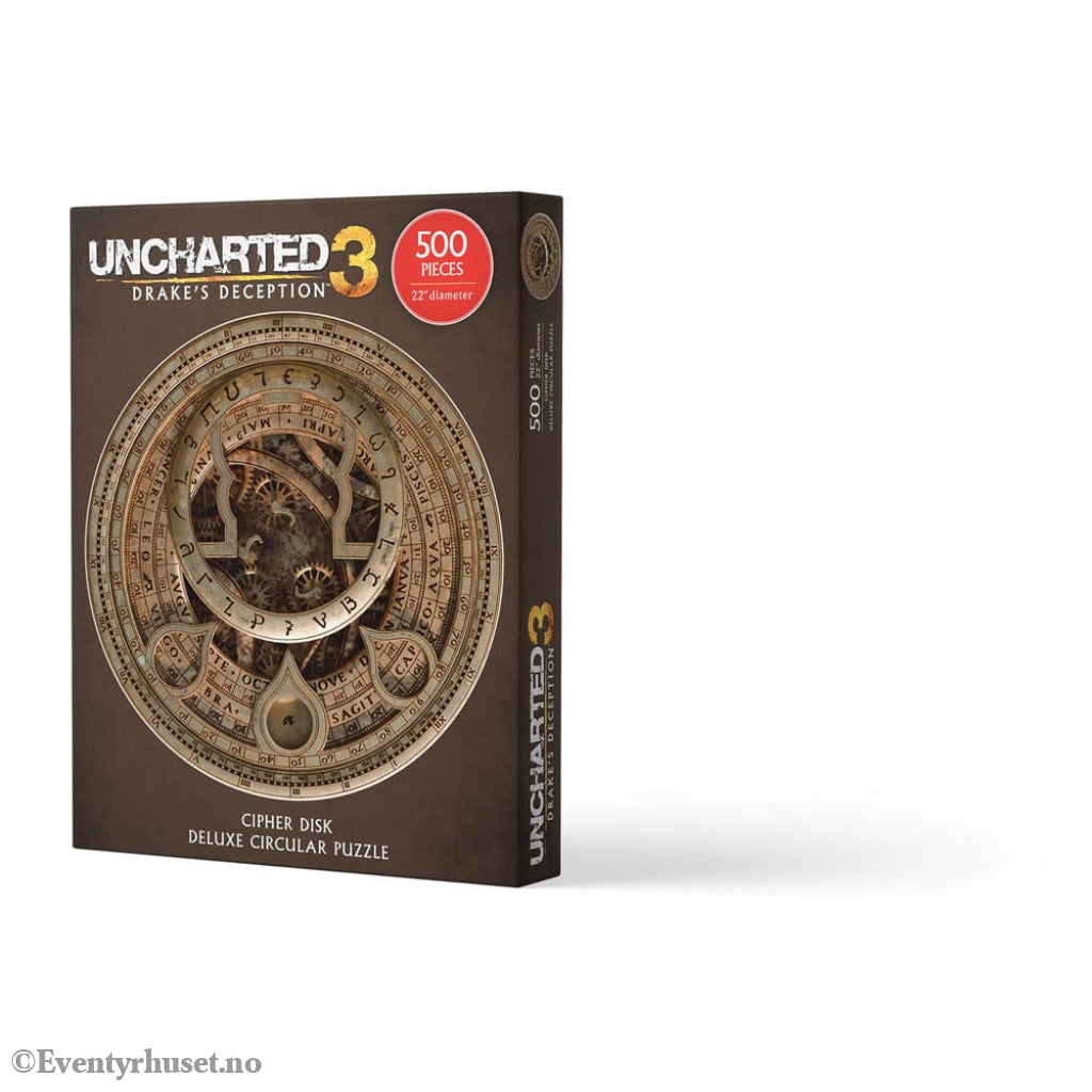 Uncharted Jigsaw Puzzle Cipher Disk Circular Deluxe (500 pieces) Games