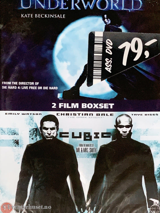 Underworld / Cubic. Dvd Samleboks. Ny I Plast!