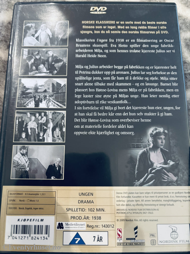 Ungen (Norske Klassikere). DVD.