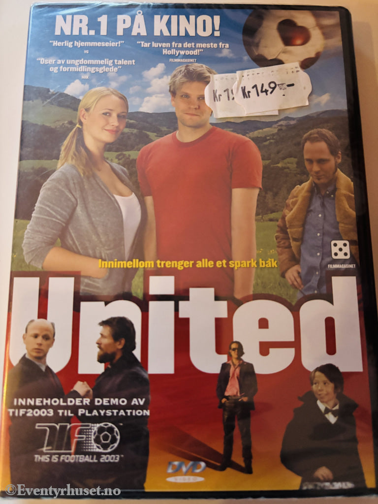 United (2003). DVD. Ny i plast!