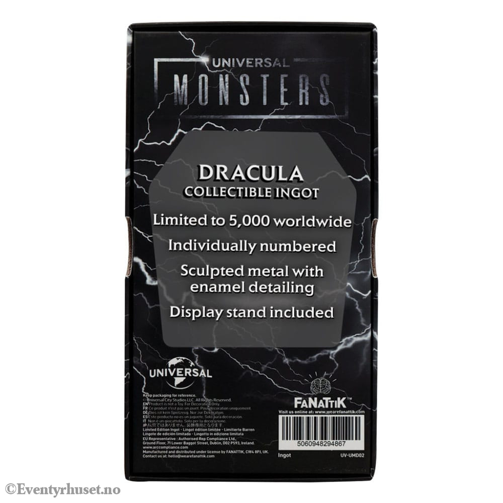 Universal Monsters Ingot Dracula Limited Edition Collectibles
