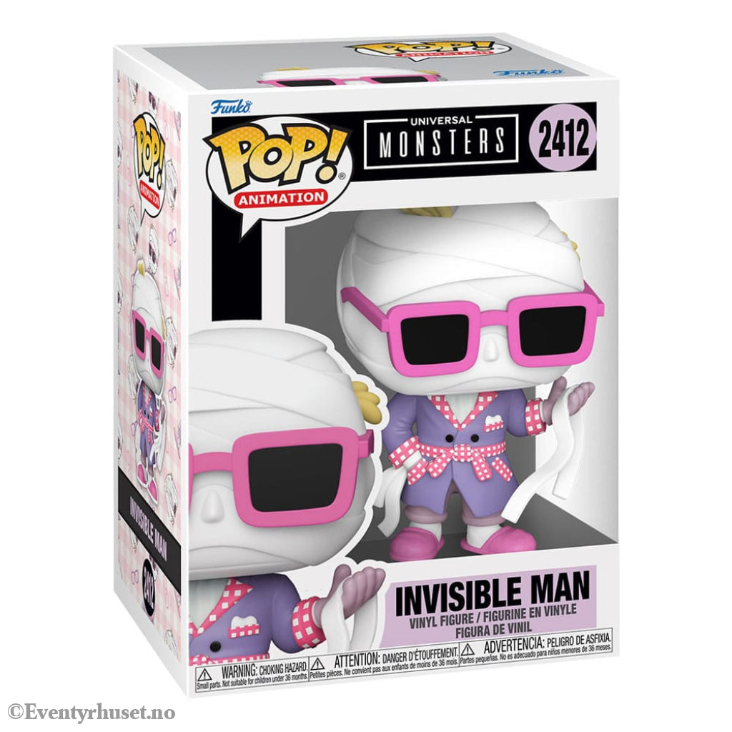Universal Monsters POP! Animation Vinyl Figures Invisible Man with Chase 9 cm Assortment (6) Manga & Anime