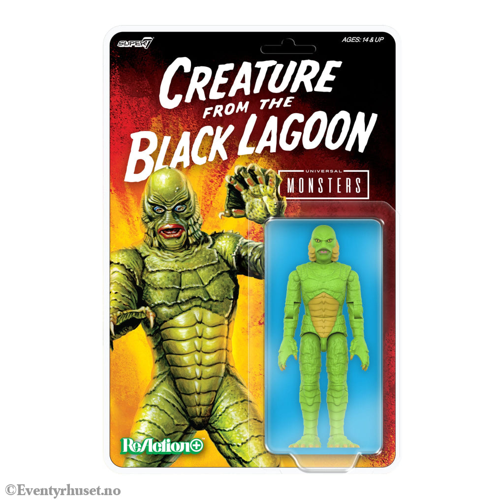 Universal Monsters ReAction+ Action Figure Wave 1 Creature from the Black Lagoon 10 cm. Mint In Sealed Box (MISB)!