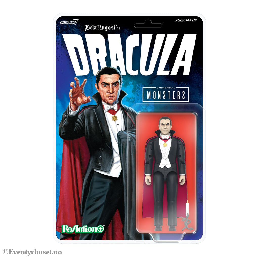 Universal Monsters ReAction+ Action Figure Wave 1 Dracula 10 cm. Mint In Sealed Box (MISB)! Actionfigur