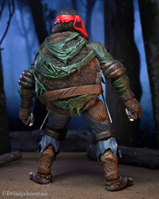Universal Monsters x Teenage Mutant Ninja Turtles Action Figure Ultimate Raphael as The Wolfman 18 cm. Mint In Sealed