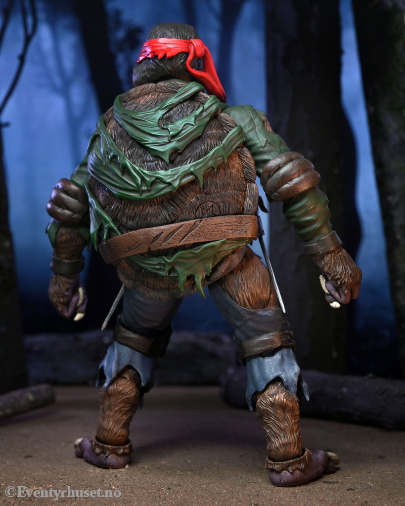 Universal Monsters x Teenage Mutant Ninja Turtles Action Figure Ultimate Raphael as The Wolfman 18 cm. Mint In Sealed