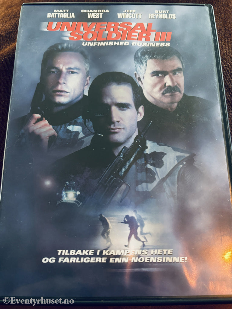 Universal Soldier III: Unfinished Business (1998). DVD.