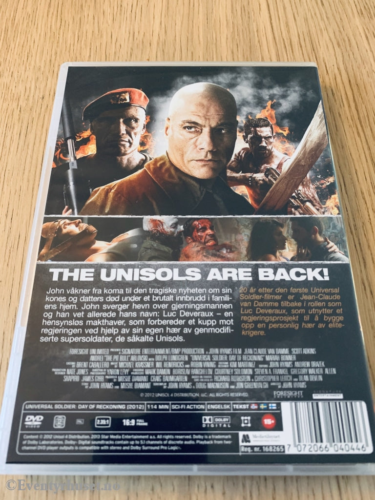 Universal Soldier - The Day Of Reckoning. Dvd. Dvd