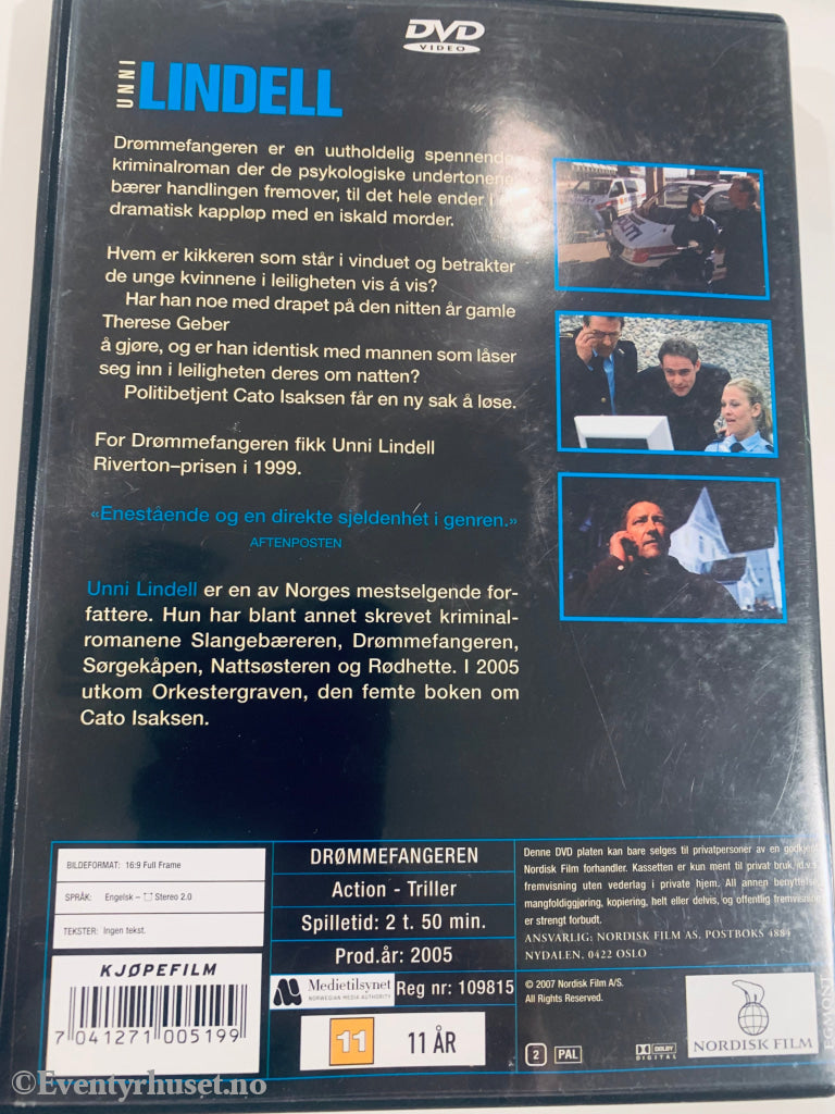 Unni Lindell - Drømmefangeren. 2005. Dvd. Dvd