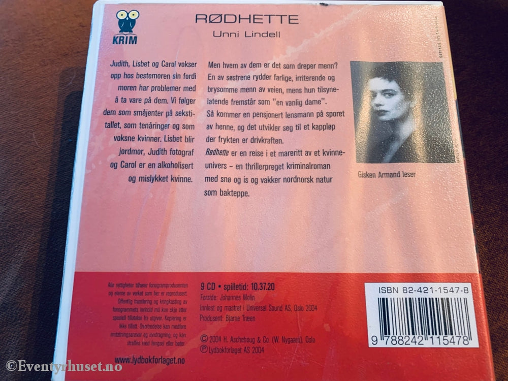 Unni Lindell. Rødhette. Dypet. Lydbok På 9 Cd.