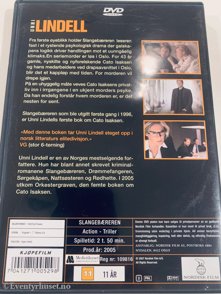 Unni Lindell - Slangebæreren. 2005. Dvd. Dvd