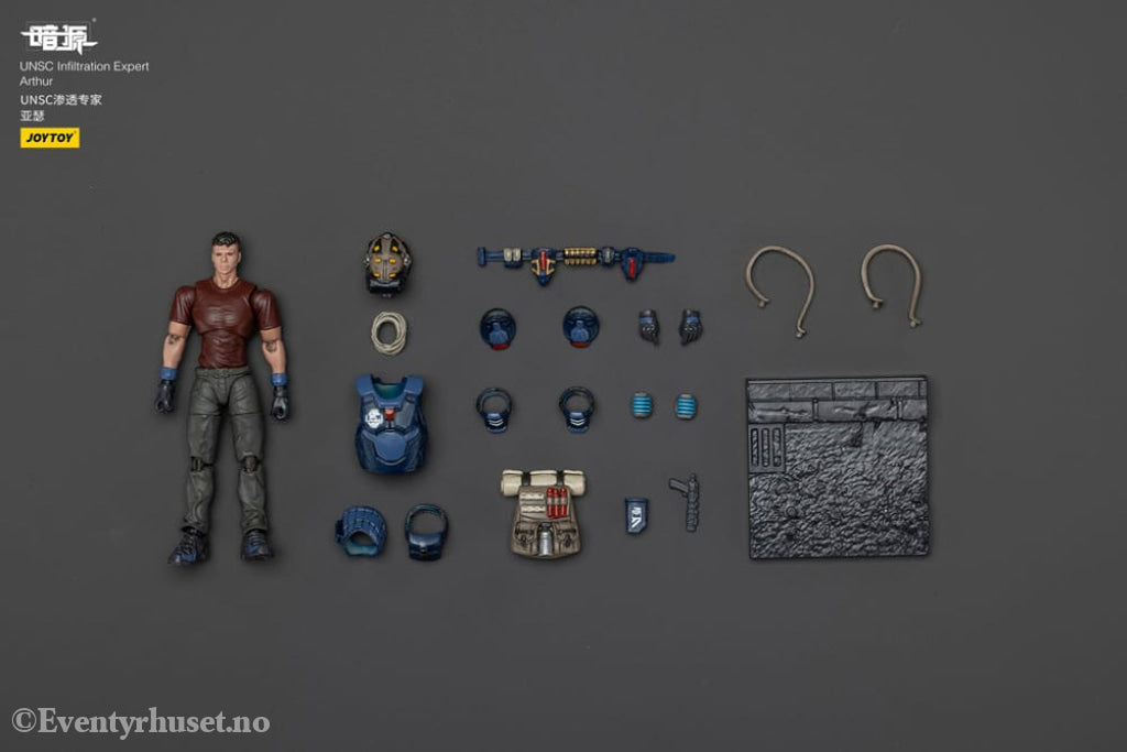 UNSC Dark Source Action Figur Infiltration Expert Arthur 7 cm Toys