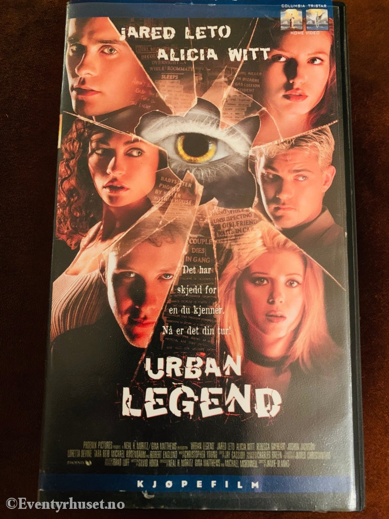 Urban Legend. 1998. Vhs. Ny I Plast! Vhs