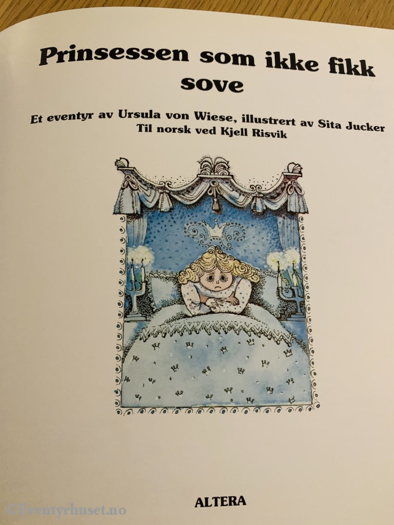 Ursula Von Wiese & Sita Jucker. 1982/87. Prinsessen Som Ikke Fikk Sove. Fortelling