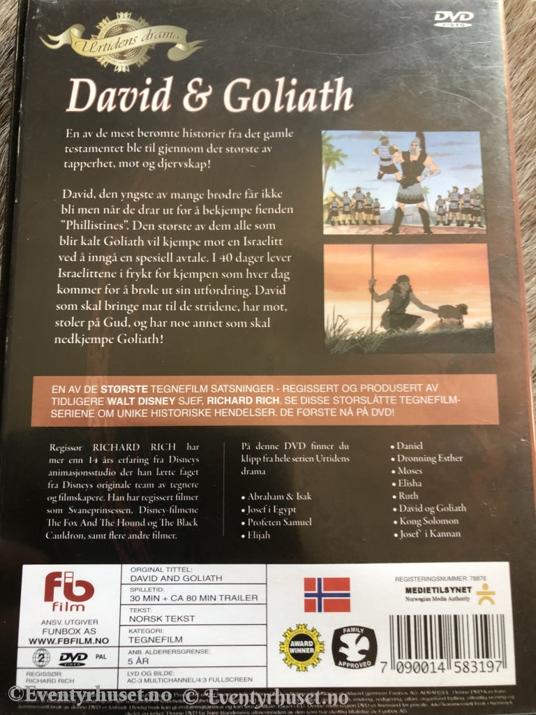 Urtidens Drama. David & Goliath. Dvd. Dvd