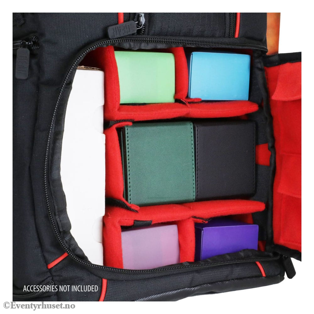 USA Gear MTG Backpack Red Storage & Protection