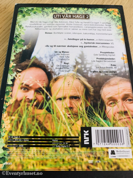 Ut I Vår Hage 2 (Nrk). 2008. Dvd Slipcase.