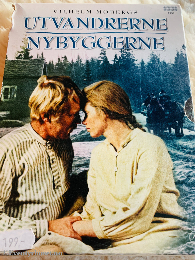 Utvandrerne Nybyggerne. DVD samleboks.