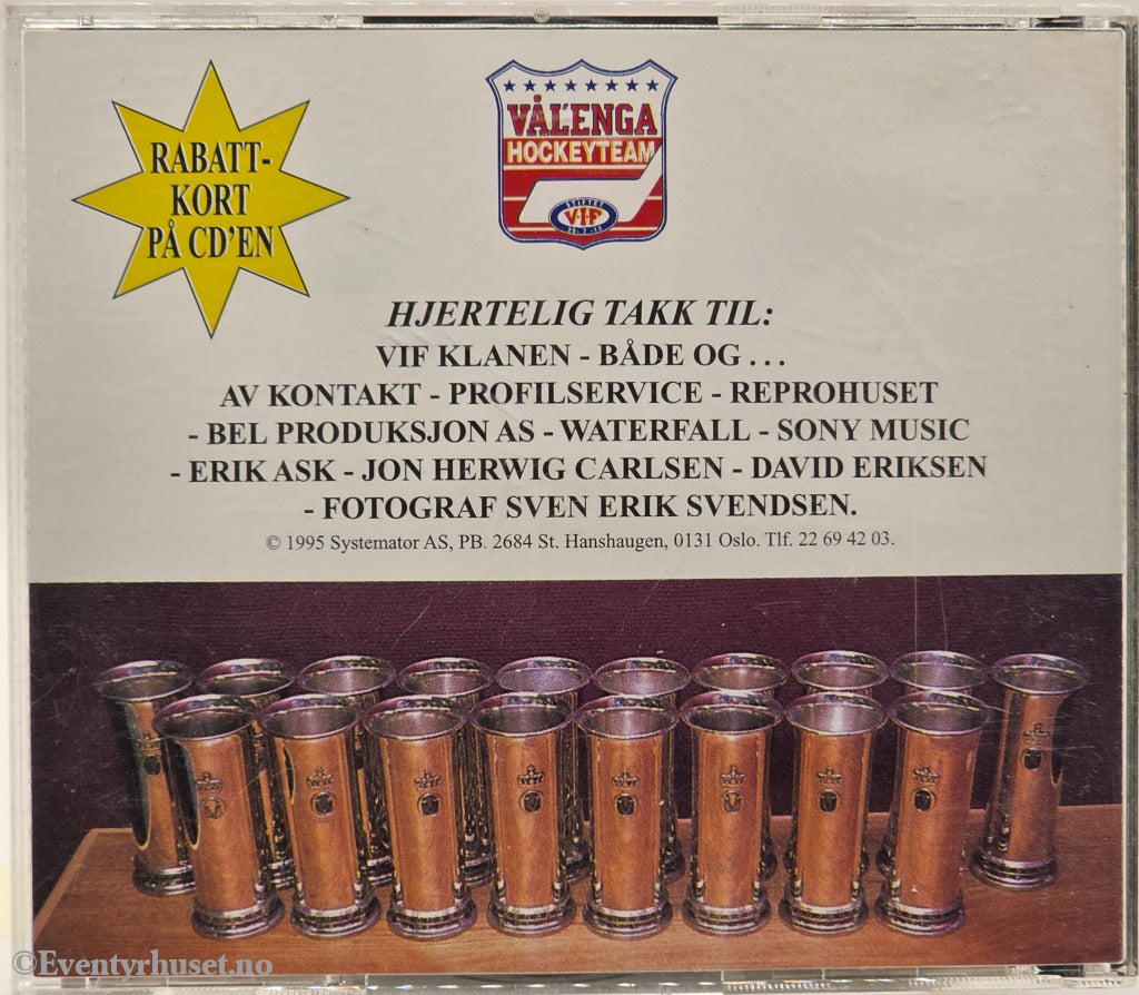 Vålerenga Hockeyteam 1993 . Musikk-CD.