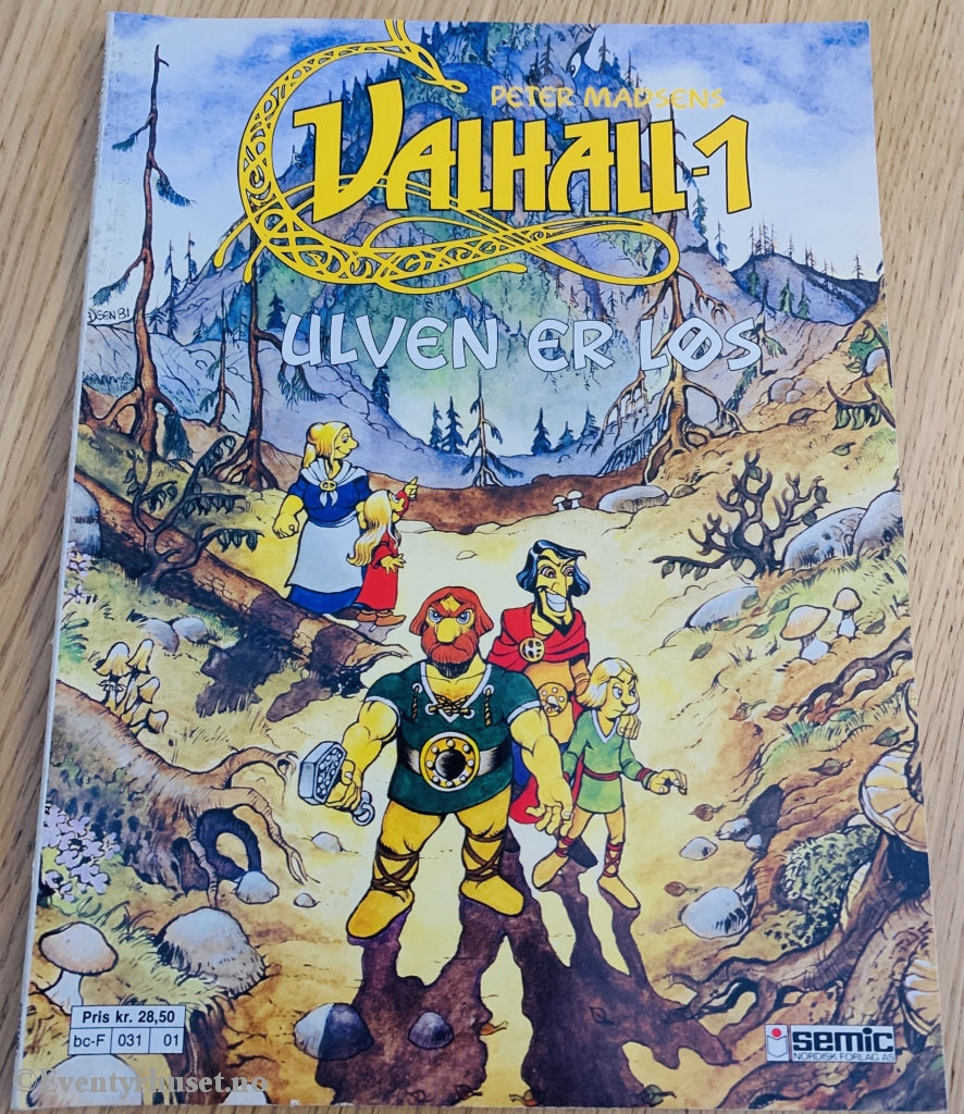 Valhall 1. 1987. Ulven Er Løs. Tegneseriealbum