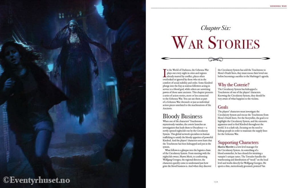 Vampire: The Masquerade 5th Edition RPG book Gehenna War Sourcebook *Englische Version* Games