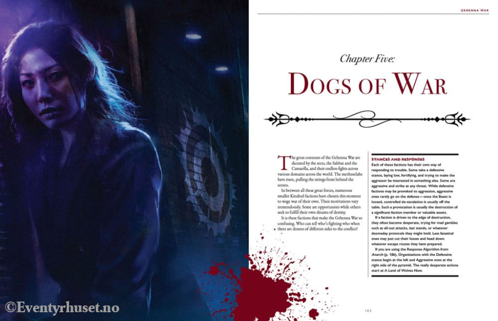 Vampire: The Masquerade 5th Edition RPG book Gehenna War Sourcebook *Englische Version* Games