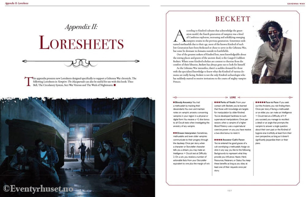 Vampire: The Masquerade 5th Edition RPG book Gehenna War Sourcebook *Englische Version* Games