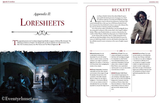 Vampire: The Masquerade 5th Edition RPG book Gehenna War Sourcebook *Englische Version* Games