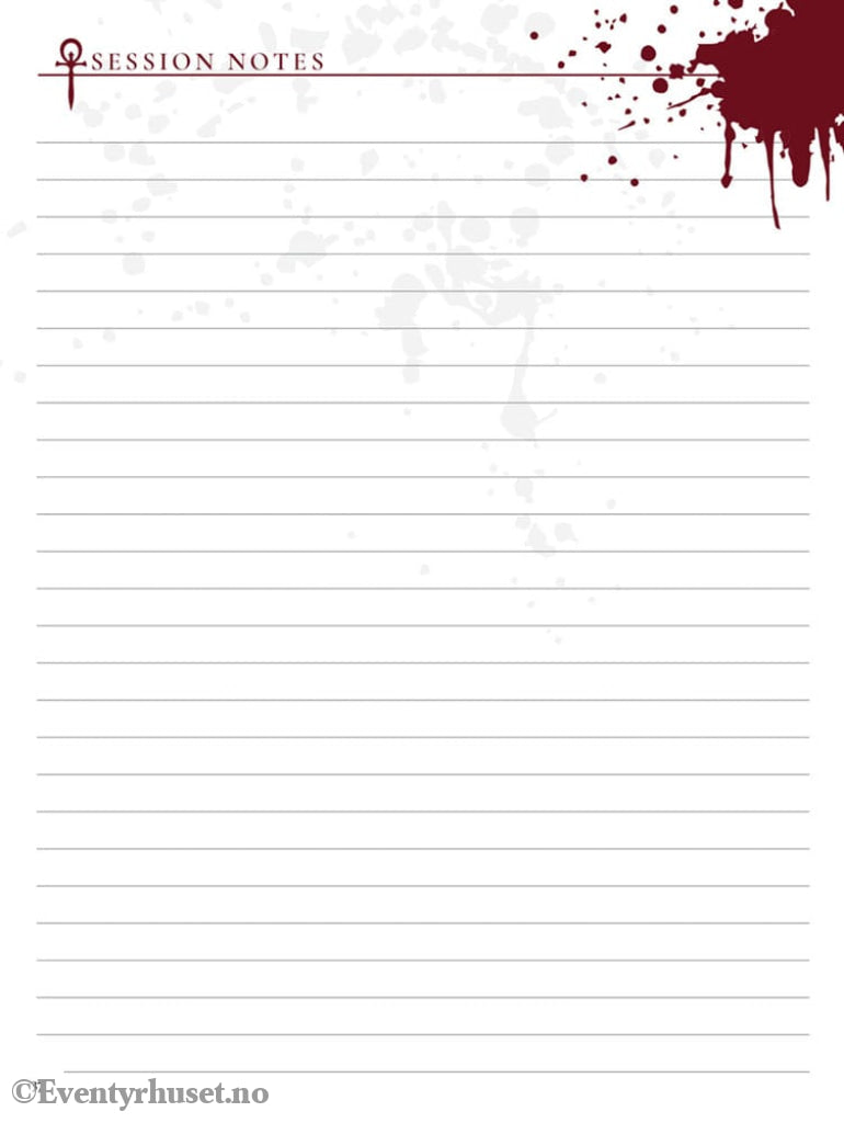 Vampire: The Masquerade 5th Edition RPG Journal Expanded Character Sheet Journal *Englische Version* Games